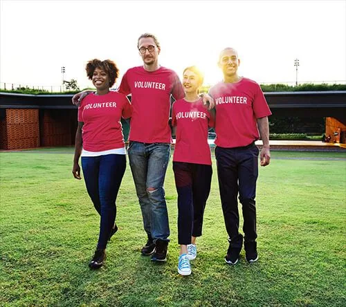 F & R Air Conditioning team volunteering for the Lennox Feel the Love program